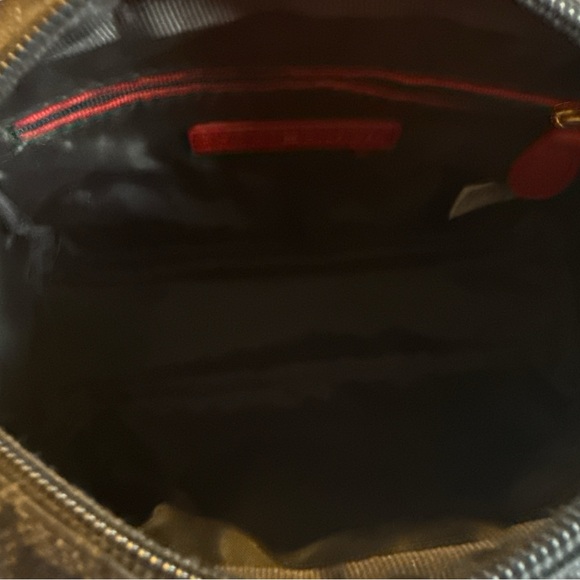 Tommy Hilfiger Dark Navy Monogram Crossbody Bag Adjustable Strap Gold Hardware - Picture 14 of 14